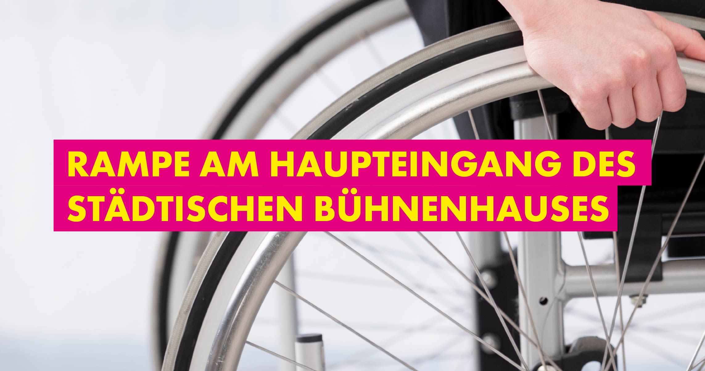 Bühnenhaus rampe rollstuhlfahrer Wesel FDP