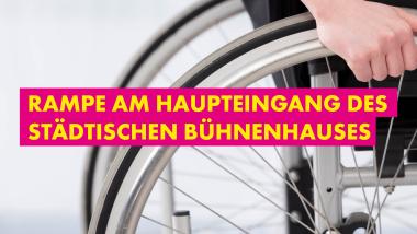 Bühnenhaus rampe rollstuhlfahrer Wesel FDP
